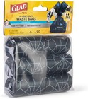 Extra Large Dog Poop Bags - 90 Count  Heavy Duty  Fresh Scent  Black Rolls 