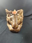 Vintage 2001 Classic Brown Deer Laying Figurine Bowl Christmas Reindeer Rare