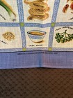 Vtg Ulster Weavers 100  Irish Linen Tea Towel Oriental Cooking Made In Ireland