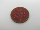 Vintage Car Wash Token Coin Red   Gold Brass Antique Model T Ford Automobile