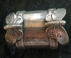 Antique Silver Plate Victorian Butterfly Napkin Ring Late 19 Century 