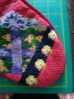 Kitty Cat Kitten Ball Yarn Catnip Needlepoint Christmas Holiday Stocking  Read 