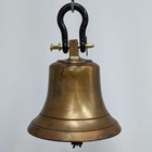 Vintage Brass Ship s Bell   12  Cargo Ship Bell   Stig Gorthon 1979