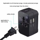 Travel Adapter Worldwide All In One International Universal Power Adapter Plug