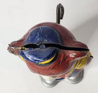 Vintage  J Chein Wind Up Walking Bear Tin Toy Works  122-d