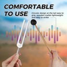 440 Hz Tuning Fork With Silicone Hammer Bag For Violin Guitar Tuner Instrument