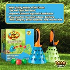 Pop And Catch Ball Game Set With 2 Launcher Baskets