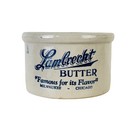 Vintage Lambrecht Stoneware Butter Crock Milwaukee Chicago
