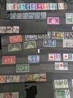 Large Stamp Collection Variouse British Queens Etc Shown In Photos App 30 Cards
