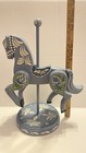 Vintage Folk Art Large Carved Carousel Horse Hand Painted Beautiful Decor Unique