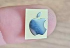 Apple Logo Decals Vinyl Stickers Silver Chrome Mac Io Ipad Iphone Macbook Pro