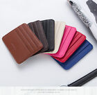 Womens Mens Leather Slim Id Credit Card Holder Case Purse Package Pocket Wallet