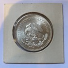 Mexico   1948 Cinco Peso  900 Fine Silver Coin Unc  Very Nice 