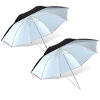 Lsp  2-pack  52  Photography Photo Studio Blk wht Reflective Umbrella For Photo