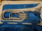 Yamaha Ybh-301s Baritone Horn 3-valve Silver Plated Adjusted