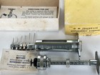 Vtg Om Franklin Serum Co Livestock Veterinary 10cc Heavy Duty Hypodermic Syringe