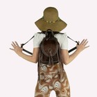 Western Brown Cowhide Leather Fringe Backpack - Boho Tassel Shoulder Bag Purse
