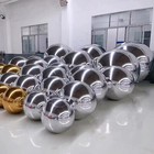 Inflatable Mirror Ball Set Sealed Big Shinny Balls Reusable Giant Mirror Sphere