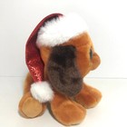 Ty Beanie Boos 2021 Howlidays Puppy Dog Christmas Hat 6  Plush Stuffed Toy