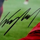 Wayne Rooney England Team Autographed 12x8 Signed Celebration Photograph