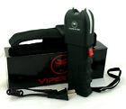 Genuine Vipertek Vts-989 Rechargeable Stun Gun 700 Bv Heavy Duty With Holster