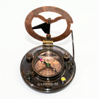 4  Antique Brass Sundial Compass Vintage Nautical Hiking Home Office Decor Gift