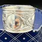 Sterling Silver Gorham Art Nouveau Style Napkin Ring Mono Aesthetic Fast Ship