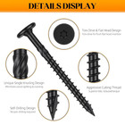 Wood Structural Lag Screws  14 X 8 Inch 100-pcs   Star Torx Drive Lag