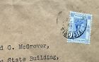 Hong Kong Wwii Cover  e25   kgvi 25c Solo Frank  censor Chop 4  sv Oil Hk Branch