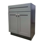 24  Grey Shaker Single Bathroom Vanity Base Cabinet 24  W X 21  D X 34 5 h