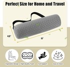 Lumbar Support Pillow Lower Back Cushion Foam Roll Office Chair Car Seat 11 