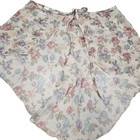 Body Wrappers Ballet Wrap Skirt Womens Os Multicolor Floral Sheer Chiffon Dance