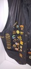 Wilsons Leather Vest Mens L Harley Hog Pins Patches Motorcycle Biker Estatesale