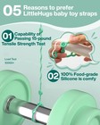 Toy Straps For Baby  5pcs Adjustable Toy Holder For Stroller Accessories  Sil   
