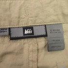 Rei Pants Girls Large Xl Straight Leg Zip Pocket Outdoors Zip Off Legs Brown