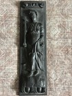 Pair Of Antique Gothic Revival Hand Carved Architectural Church Panels  C 1880