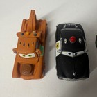 Disney Pixar Cars Bath Vinyl Water Squeeze Toy Set Mater Sheriff Sarge