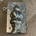 Primitive Tin Metal Style Christmas Santa Belsnickle Chocolate Mold Figurine