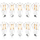 Led Edison Bulbs Dimmable  E26 Bulb 60 Watt Equivalent 10 Pack Soft White
