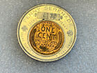 Vtg 1940 Wheat Penny Lucky Charm Token Good Luck Penny Serenade 6177