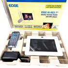 Edge Digital Photo Picture Frame With Mp3 Player 7  Hi-res Pe204723 Remote