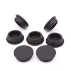 Black Round Silicone Rubber Hole Plugs Blanking End Caps Seal Dust Bung Tube