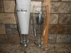 Set Of 2 New Glarus Brewing Company Tall Pilsner Glasses