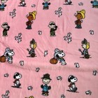Pink Peanuts Blanket By Berkshire Snoopy Halloween Throw Large 90 X 90    New