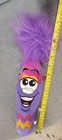 Kooky 14  Bean Bag Krew 19 Leo  144 Plush Soft Toy Stuffed Purple Fuzzy Hair New