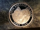 Bighorn Sheep North American Hunting Club Big Game Super Slam Silver Plate Coin