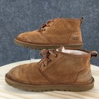 Ugg Boots Mens 11 Neumel Chukka Brown Lace Up Round Toe Casual Ankle Top Flats