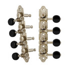 Grover Nickel black Button  a  Style Mandolin Tuners machines tuning Pegs 409vnb