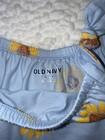 Old Navy Girls Blue yellow Floral Sleeveless Ruffle Bow Romper 18-24m