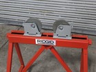 Ridgid Pipe Stand W  Adjustable Steel Roller Heads 1 4  To 36  Capacity 64642